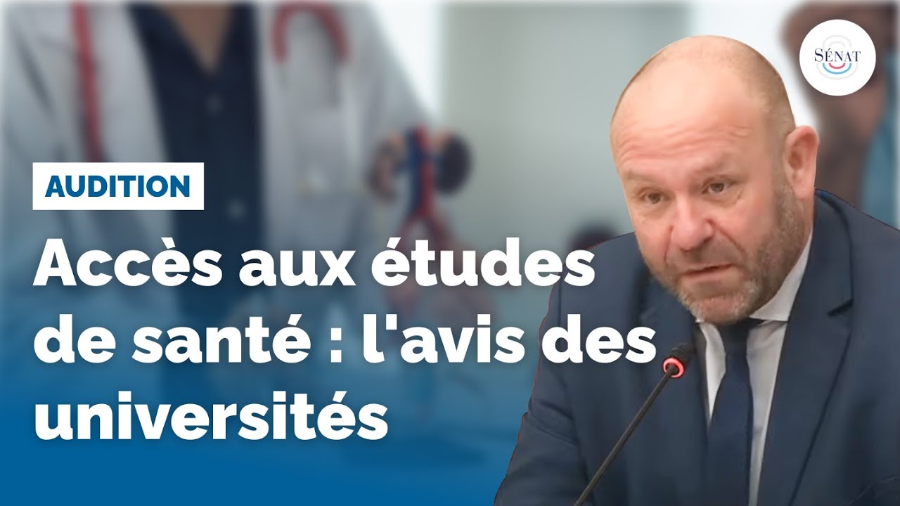 Accès aux études de santé : l'avis des universités