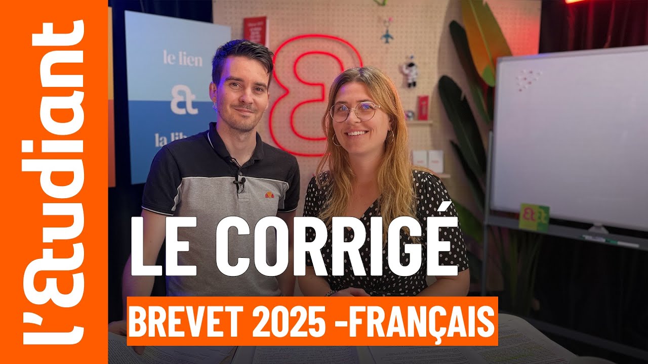 Brevet 2025 : le corrigé de l'épreuve de français